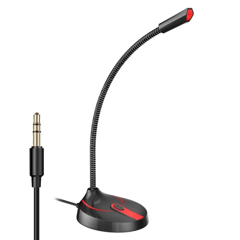 

Alloyseed 3.5mm /USB Plug Mini Studio Speech Omnidirectional Microphone Wired Microphone For Computer PC Desktop Notebook