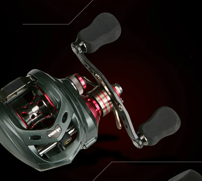 Катушка для наматывания удочек Okuma катушка левой/правой рукой прочная леска