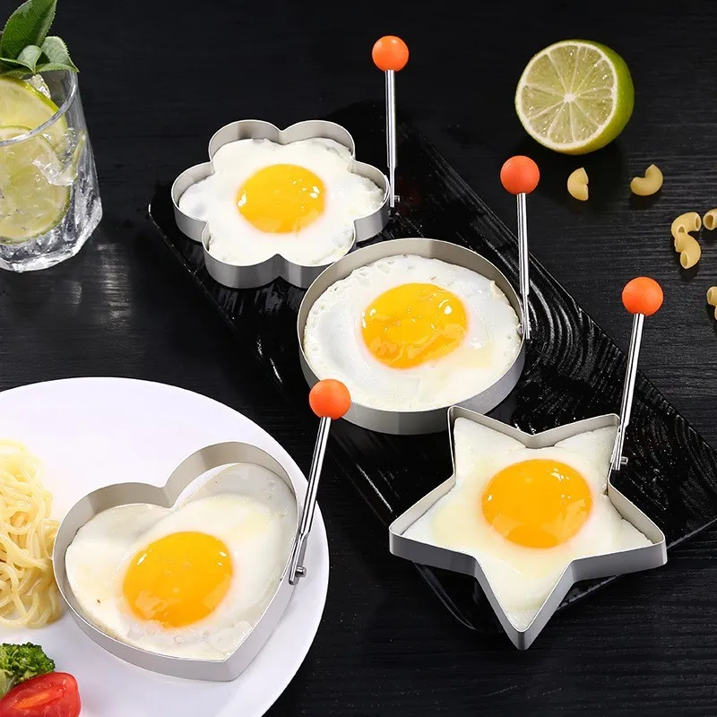 1PC High Quality Stainless Steel Omelet Mold Omelette Diy Pancake