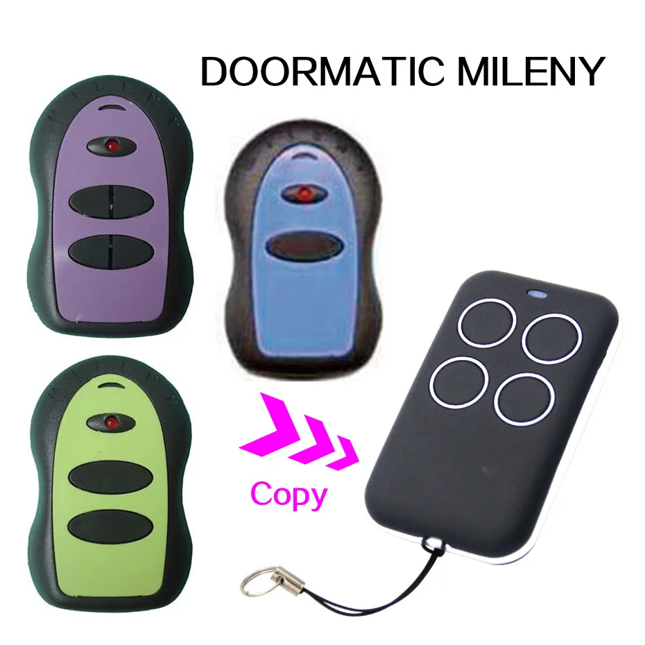 

DOORMATIC MILENY door remote control universal garage gate remote control DOORMATIC remotes