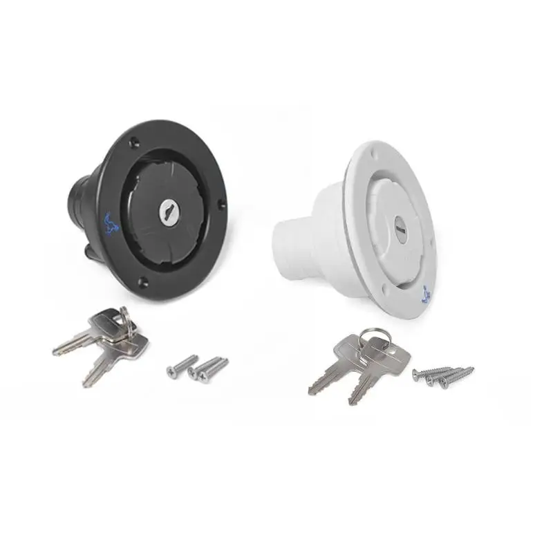

Round Gravity City Water Inlet Fill Dish Hatch Lock for RV Trailer Camper