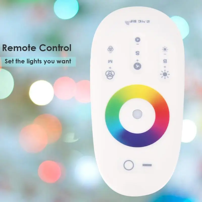 2 4G сенсорный экран светодиодный RGB контроль фотоэлементы беспроводной пульт