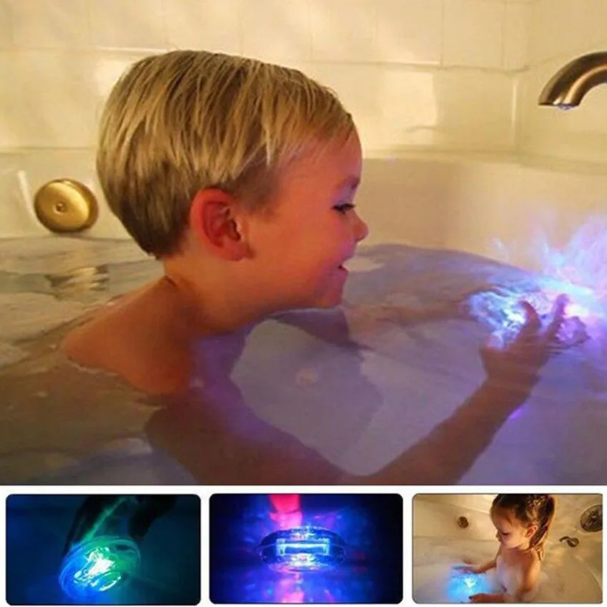 

1 Pcs Bath Tub Light World Shop Funny Bath Toy Colorful Waterproof Bathroom LED Light