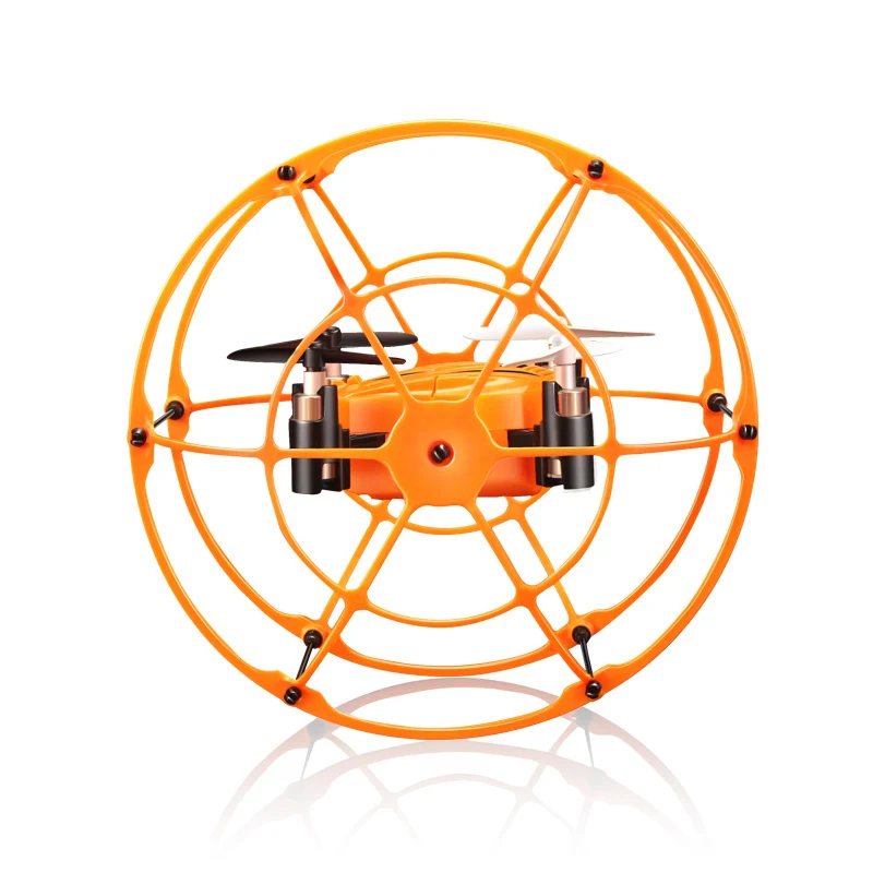 SYMA X18 Mini Drone 4CH 6 Axis RC Helicopter Quadcopter 2.4GHz toy for Children Flying/Climbing Spider with Net Protective Cover