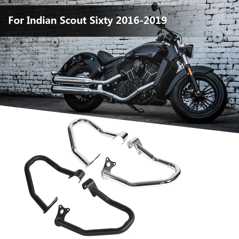 

2pcs Motorcycle Front Bumper Guard Cover Tank Protector for Indian Scout Sixty 2016 2017 2018 2019