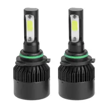 1 Pair Universale 9-32 V 8000LM H11 H1 H4 9006 COB LED Dell’automobile Del Faro Del Faro Lampadine Auto Luce diodo a emissione Luminosa Della Lampada Della Luce Testa