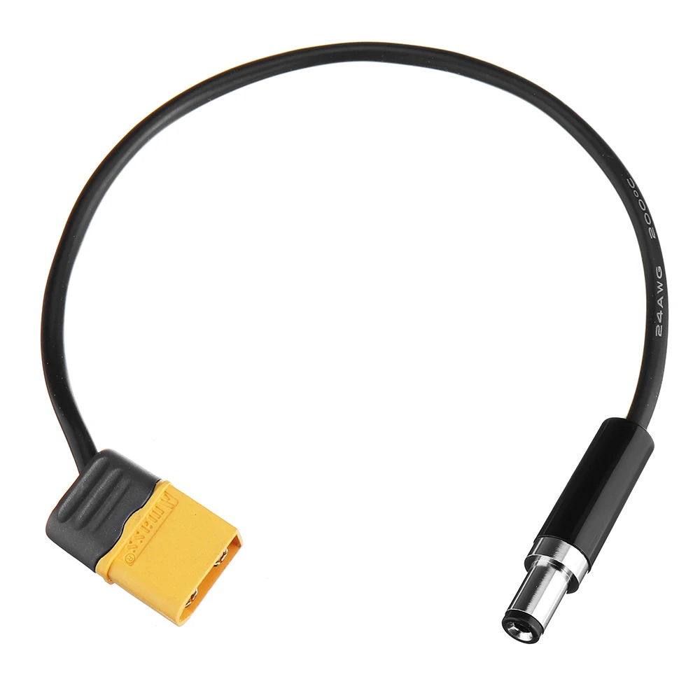 RJXHOBBY 24AWG Батарея силиконовые провод удлинительного кабеля с 90 градусов DC