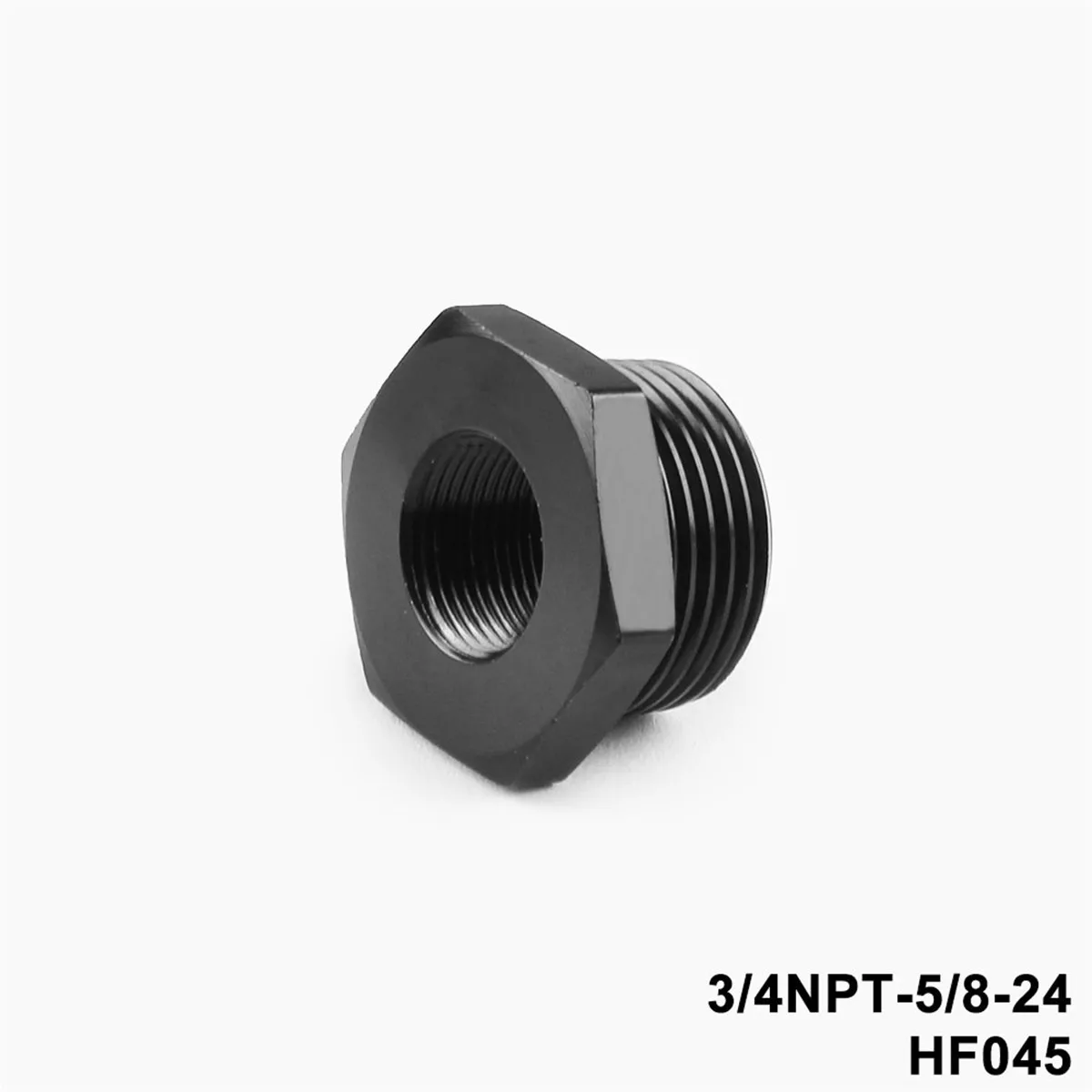 

1x Universal 5/8-24 to 3/4NPT Car Threaded Oil Filter Adapter Solvent Trap Aluminum Automotive Cleaning Fuel Filter