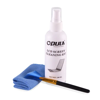 

OPULA Kit Cleaning Computer For LCD Screen Laptop TV Digital Camera Cleaner Solution Cloth Brush Cleaning and Disinfection