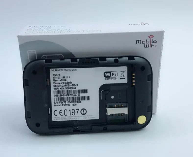 Wi Fi роутер Huawei точка доступа 4G для мобильных телефонов с поддержкой LTE E5573s