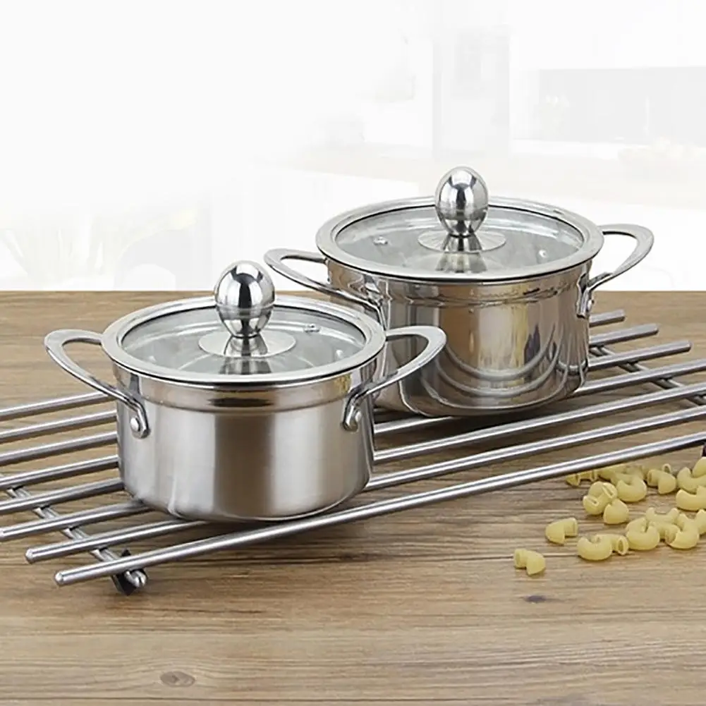 

Stainless Steel Thickened Soup Pot Milk Pot Soup Pan Kitchen Boiler Soup Stock Cooking Iduction Gas Pots Boiler Cookware Pots