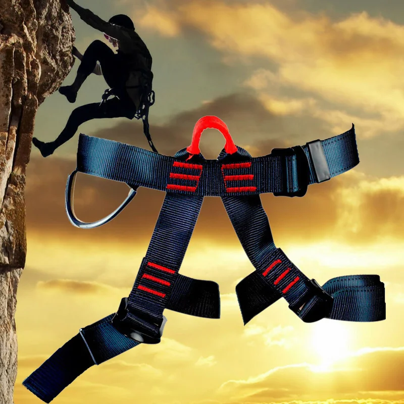 

Outdoor Sport Safety Belts Rock Tree Climbing Rappelling Harness Seat Sitting Waist Belt Protective Equipment