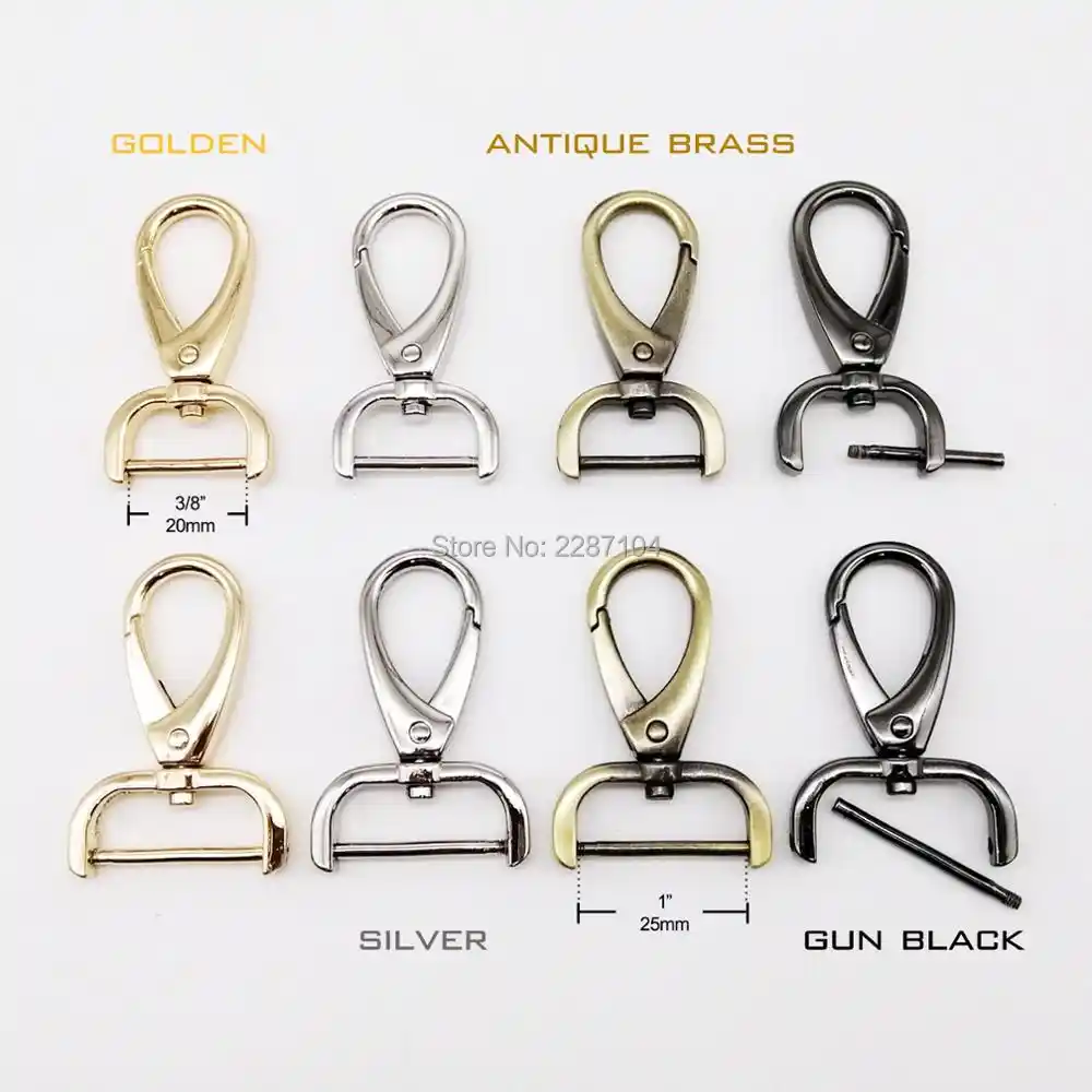 304 Stainless Steel Clasp Snap 25MM Lanyard Clips Hook Buckle Set of 100