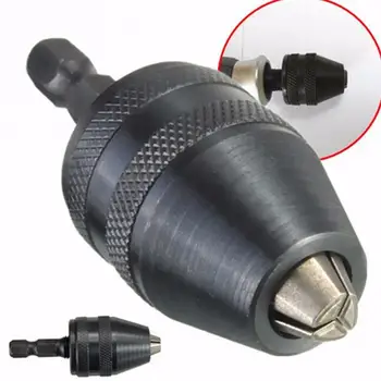 

high quality Keyless Drill Chuck 0.6-8 mm Clamping range Driver Tool Accessories Keyless Adapter Impact Hex Shank Drill Chuck