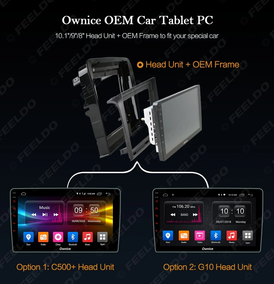 Best FEELDO 10.1" 2.5D Nano IPS Screen Android 6.0 Octa Core/DDR3 2G/32G/4G LTE Car Media Player With GPS/FM/AM For CS35 2012-2016 4