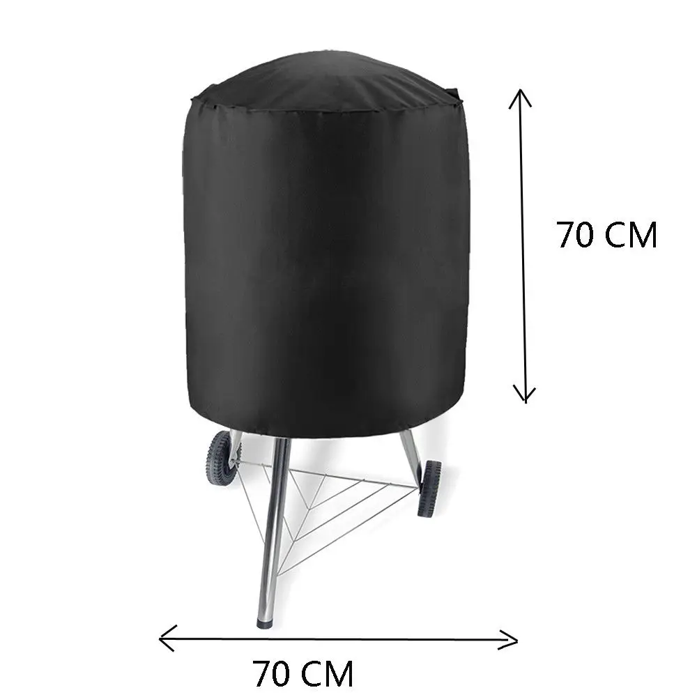 Черный водонепроницаемый Шашлык Гриль барбекю купол крышка Открытый дождь Barbacoa защита от пыли для газа уголь электрический барбекю