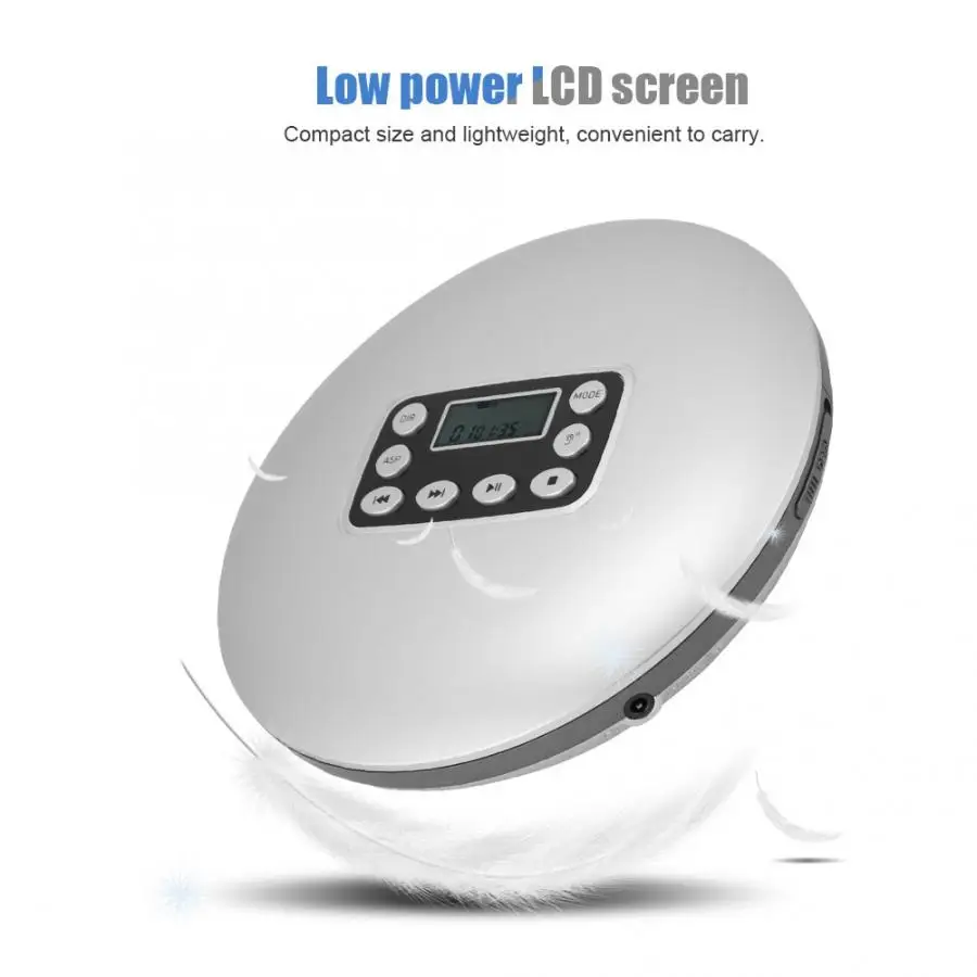 

CD711 Mini Portable CD Music Player CD-R / CD-RW MP3 Stereo with Earphone