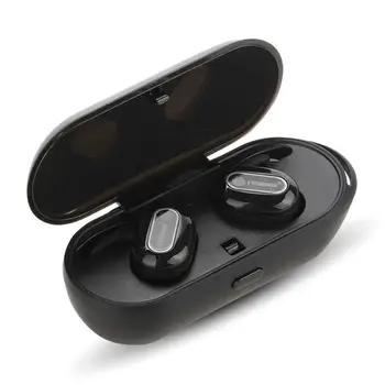 

2018 Mini Wireless Bluetooth Headset One for Two Intelligent Bluetooth Headphones Dual Batteries Long Endurance