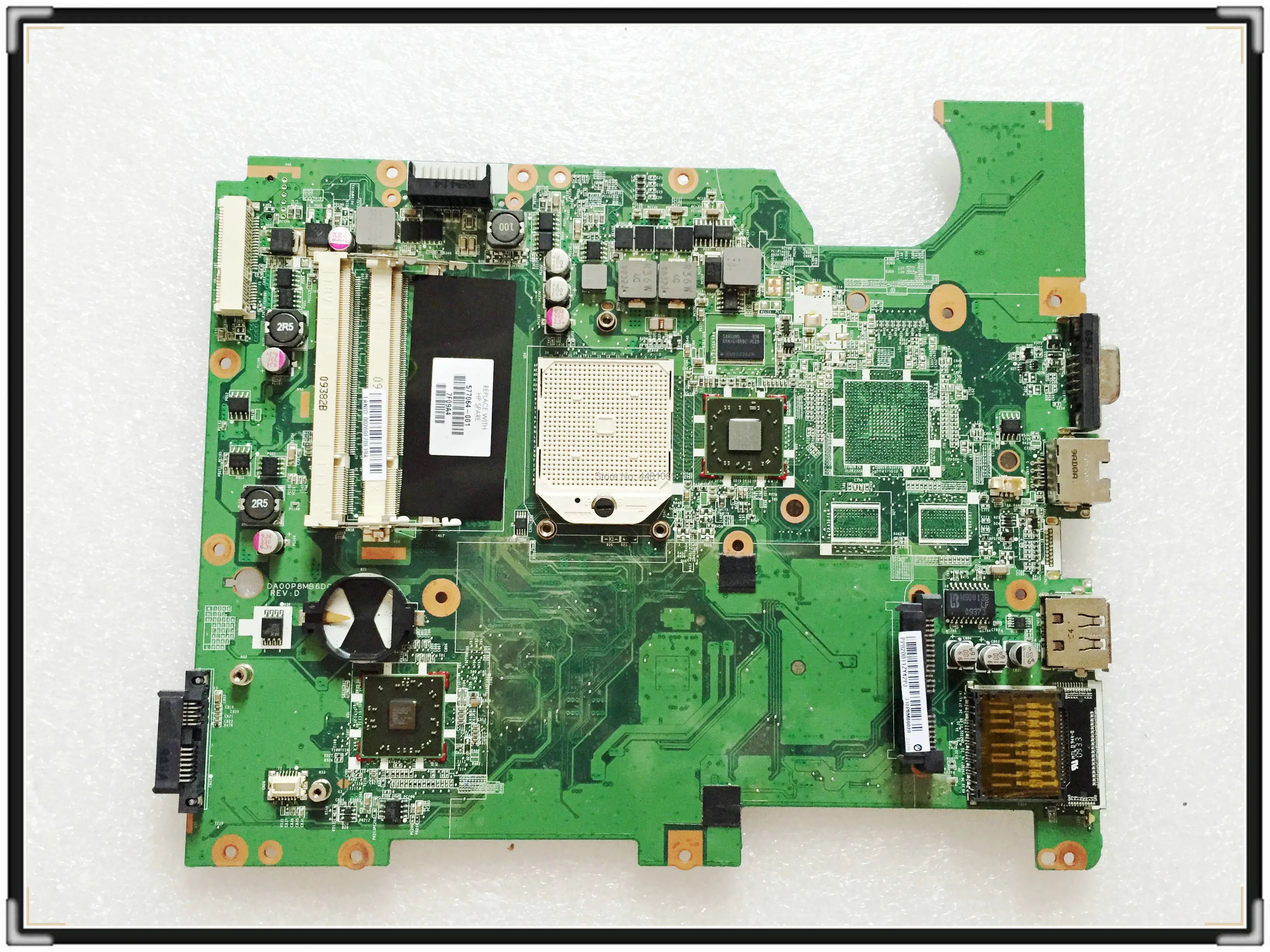 577065 001 577064 001 For HP G61 CQ61 410US CQ61 420US cq61 313us CQ61 319WM CQ61 320CA NOTEBOOK CQ61 DA0OP8MB6D1 Motherboard