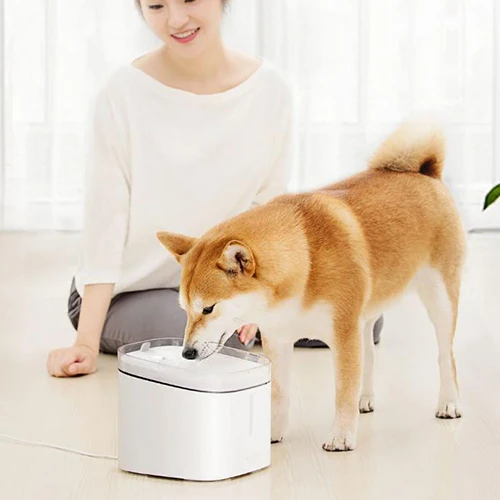 2019 Original Xiaomi Mijia Kitten Puppy Pet Water Dispenser For Dog And Cat Clear Water White Color Small Pet Water Dispenser
