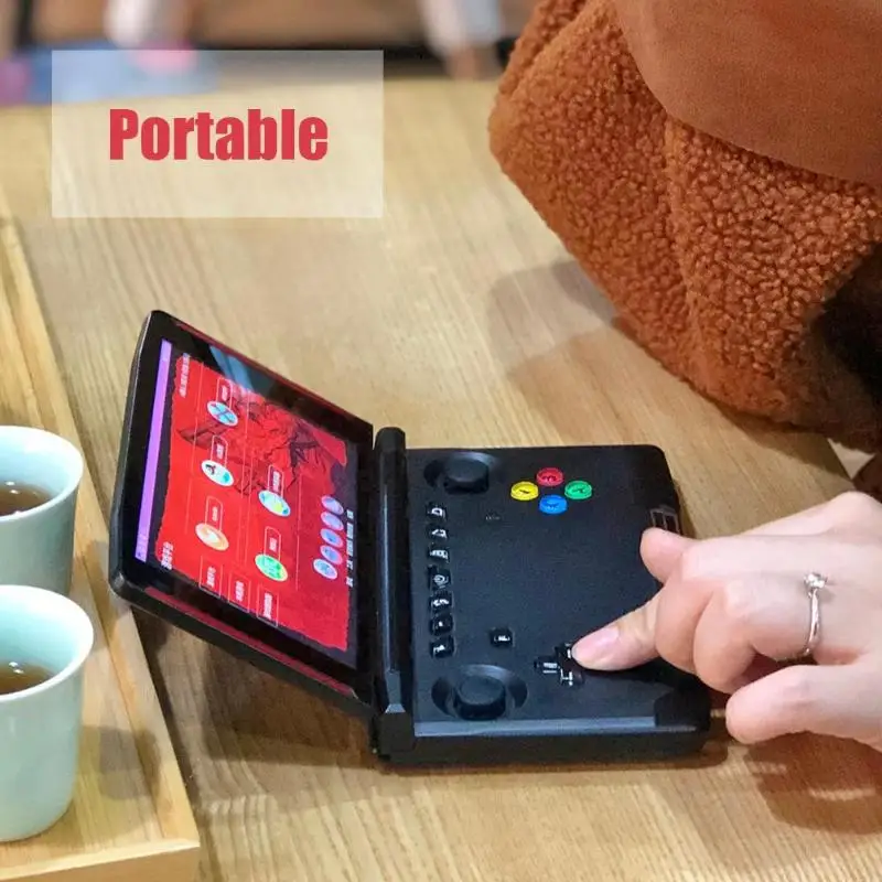 X18 Andriod портативная игровая консоль 5 дюймов четырехъядерный 2G + 16G игровой плеер