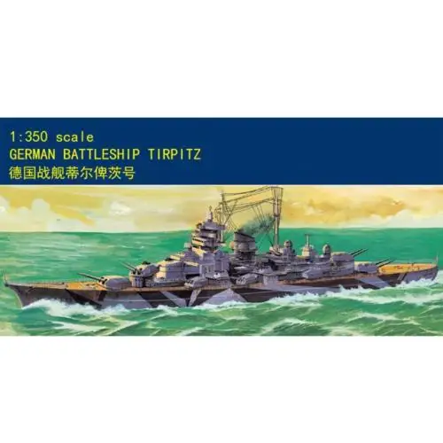 

Trumpeter 80602 1/350 German Tilbiz Battleship Warship Static Model Motor Ship