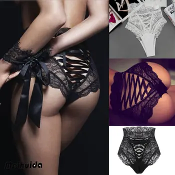 

Hirigin Women Sexy Lingerie Bottom Lace Floral Brief Panties Thong High Waist Knicker