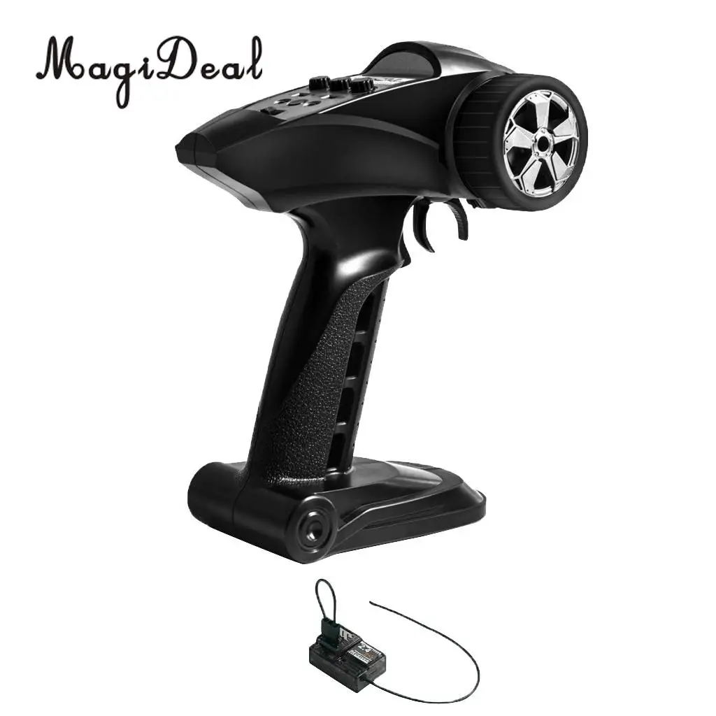 

2.4Ghz 3CH Radio Transmitter & Receiver Set for RC Boat Ship Yacht Models, with Steering Reverse & Throttle Reverse