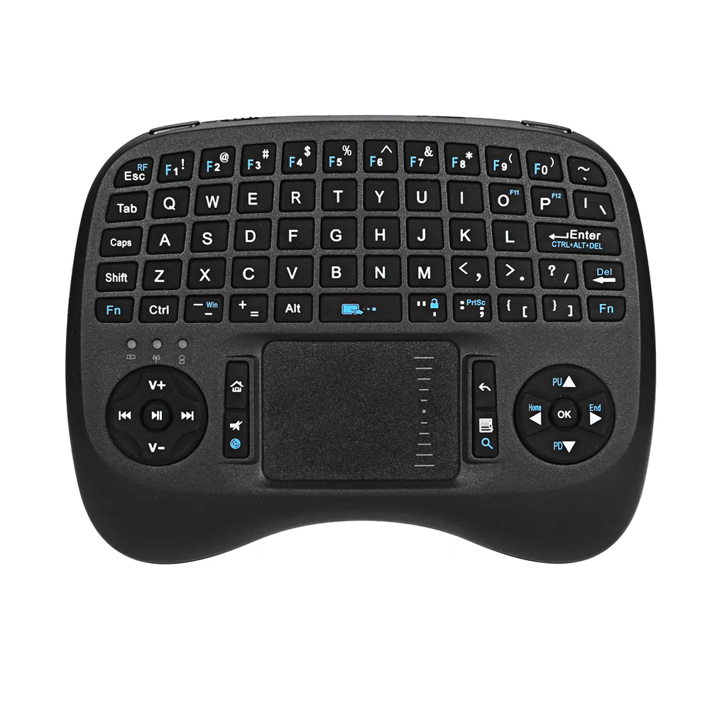 IPazzPort KP 810 21 T 2 4 ГГц мини Беспроводной QWERTY клавиатура с подсветкой игровые