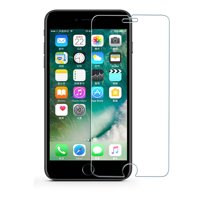 Закаленное стекло для iPhone X XS Max XR 7 8 Plus Защитное экрана 4 5 5S 5c SE 6 6s | Мобильные