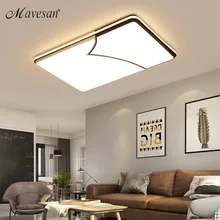 Новые акриловые потолочные люстры-светильники Современные светодиодные для гостиной спальни дома Dec lampara de techo 15-30 квадратных