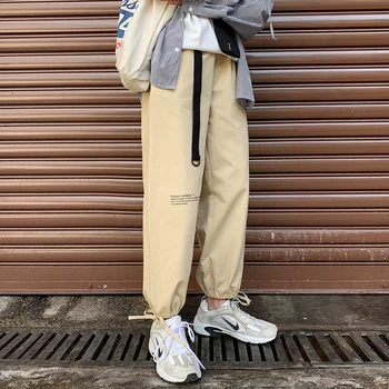 

Spring New Pants Men Fashion Solid Color Retro Casual Trousers Man Streetwear Trend Wild Hip Hop Loose Joggers Sweatpants M-2XL