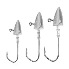 Crank Lead Jig Head Hook Soft Lures Jigging Fishing Hooks Soft Worm Fishing Tackle Accessories