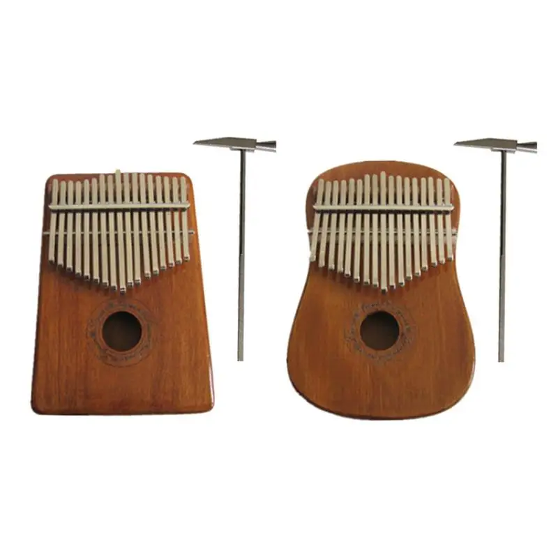 

17 Keys Kalimba Mbira Thumb Piano High-Quality Mahogany Musical Keyboard Instrument With Learning Book Tune Hammer