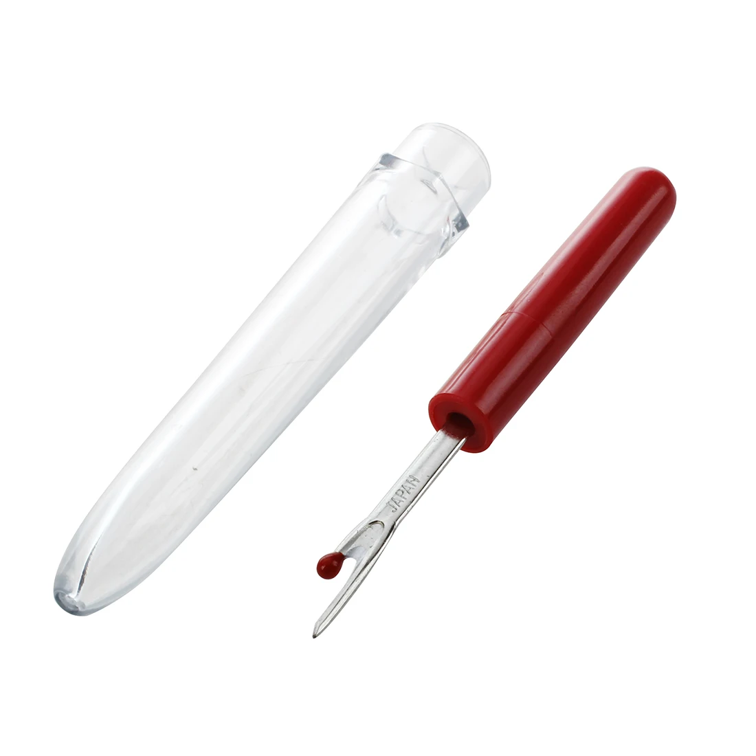 

Clear Long Plastic Cap Cross needle Unpicker Red Seam Ripper