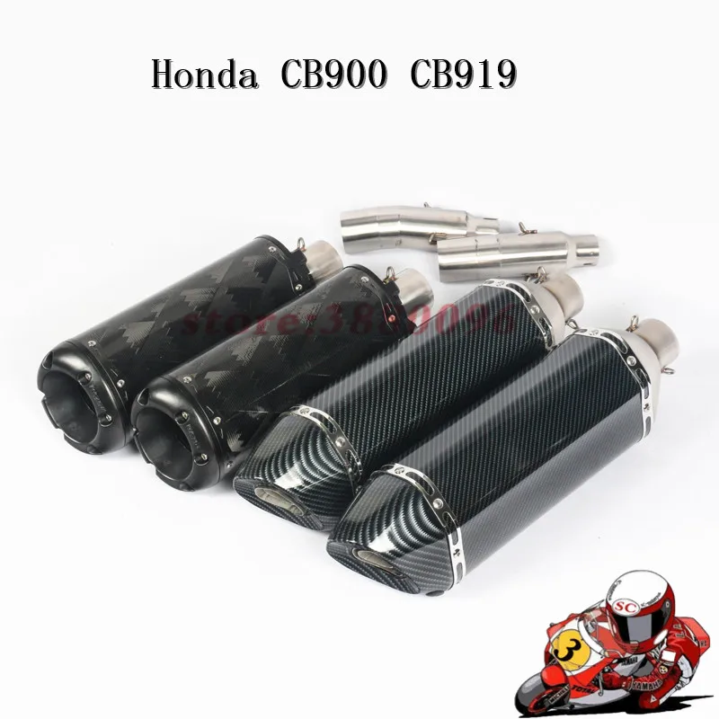 

Motorcycle Full Exhaust System Slip on For Honda CB900 CB919 Exhaust Muffler Pipe