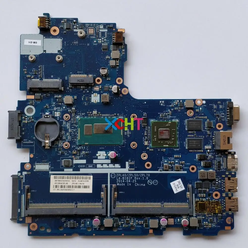 

768068-001 768068-501 768068-601 w i3-4030U CPU w R5 M255 Graphics 1GB for HP ProBook 440 G2 Notebook PC Motherboard Tested