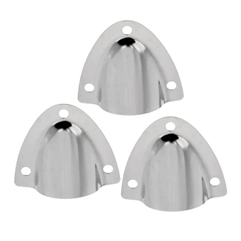 

Pieces of 3 Stainless Steel 316 Clam Shell Vent Boat Marine Hardware