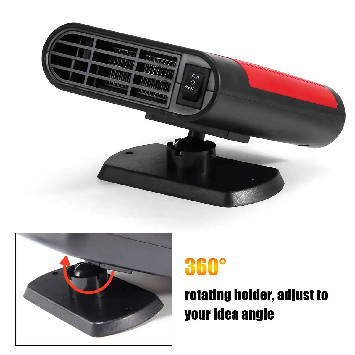 USB Powered Car Headrest Cooling Fan with Strong Wind Force & Speed Control