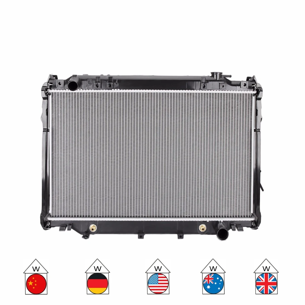 

Car Radiator For Toyota LandCruiser 93 98 FZJ80 SUV 4.5 24V HZJ80 SUV 4.2 D AWD Petrol 4.5L 6cyl 151kW 1FZ-FE 16400-66050