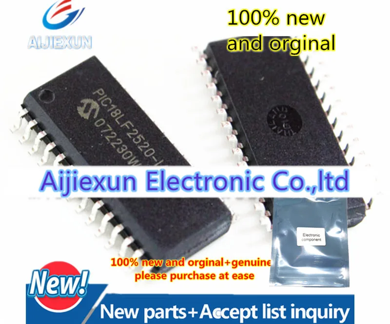 

2Pcs 100% new and orginal PIC18LF2520-I/SO SOP28 28/40/44-Pin Enhanced Flash Microcontrollers with 10-Bit A/D and nano in stock