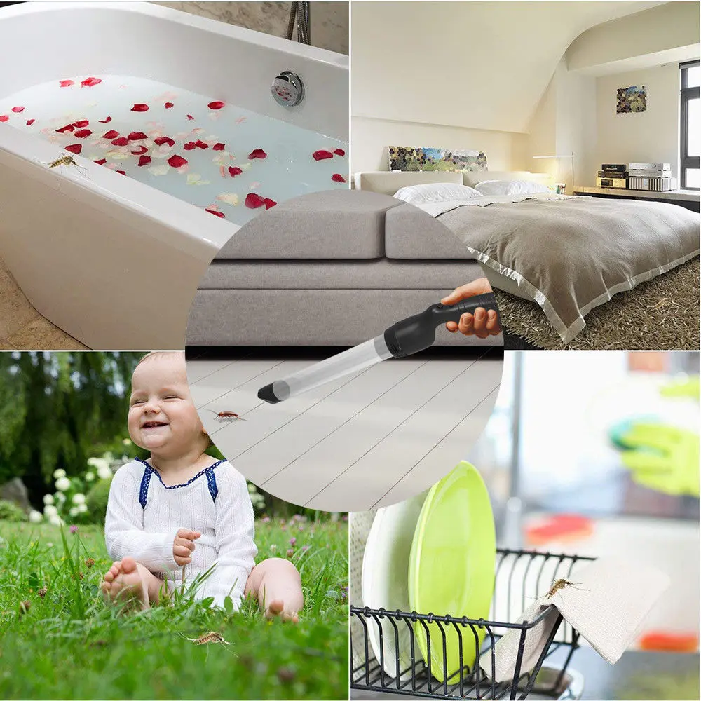 

Littel Sucker Spider Vacuum LED Insect Suction Trap Catcher Fly Bugs Buster ultrasonic pest repeller pest contro