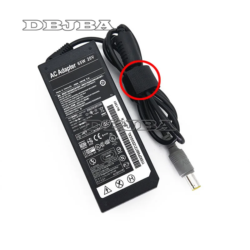

20V 3.25A 65W Laptop Ac Power Adapter Charger For Lenovo T410 T410S T510 Sl410 Sl410K Sl510 Sl510K T510I X201 X220 X230