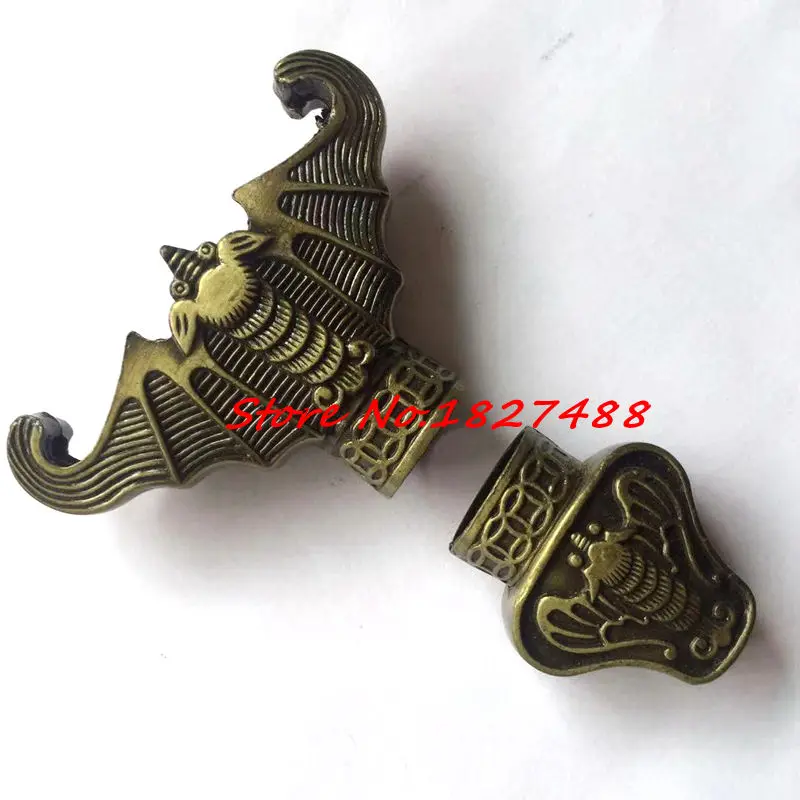 Ручная работа металлические поделки китайская тема TaiChi/WuShu Jian Sword Kirsite Fitting Bat для