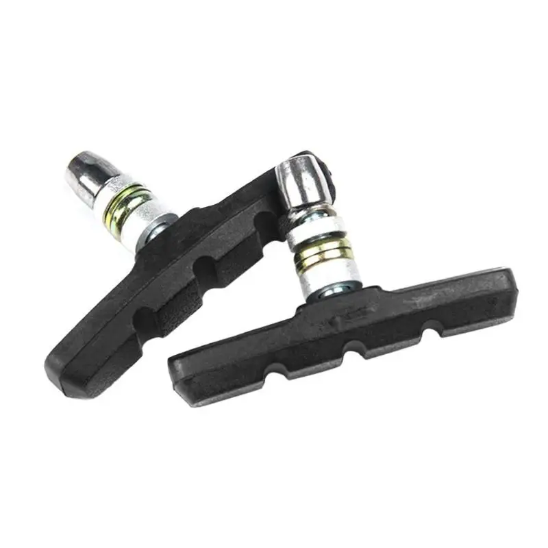

1 Pair Bicycle Brake Pads Bicycle Braking V-Brake Holder Shoes Rubber Blocks Mountain Bike Accessories
