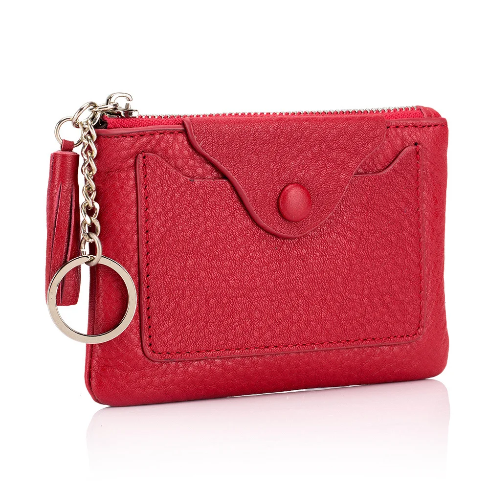

Women Change Purse Men Kids Mini Wallet Ladies Zipper Coin Purse Multifunctional Small Coin Credit Card Key Ring Wallet