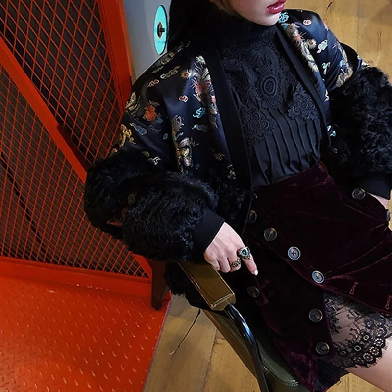 Beste Chicever Zomer Casual Solid Lace Hollow Out Vrouwen Stand Kraag Bladerdeeg Mouw Slanke Plus Size Vrouwelijke Top Kleding 2019 nieuwe