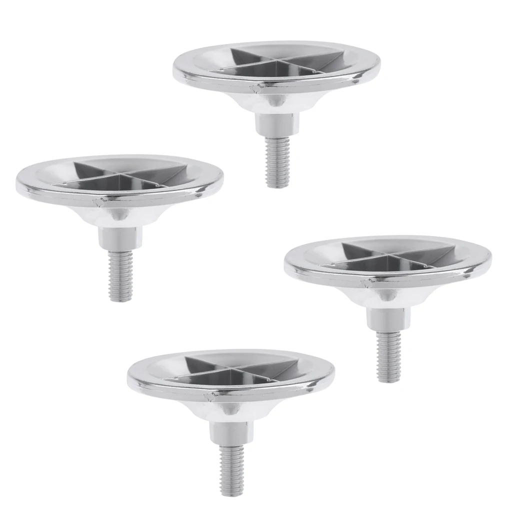 

2.5 Inch Pack of 4pcs Silver Foosball Table Foot Part Accessories Table Soccer Feet Part Made Of High-density Plastic