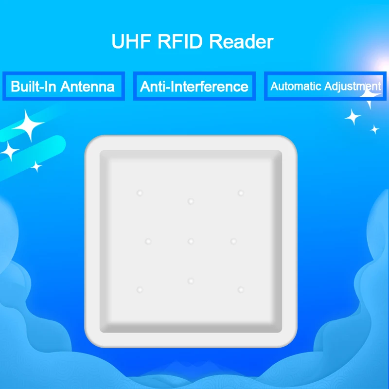 Читатель UHF 6 м дальний ридер с 8dbi антенна доступа Управление Бесплатная SDK RS232/RS485/Wiegand26/34 для парковки Системы UHF RFID