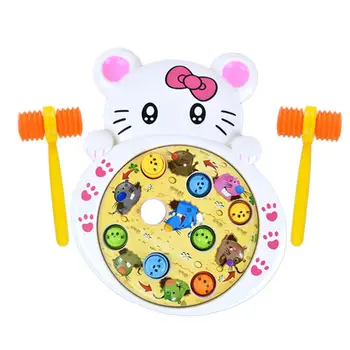 

Creative Game Machine Music Electric Interactive Safe Durable Non-Toxic Entertainment Toy Hit Hamster For Boy Girl Birthday Gift